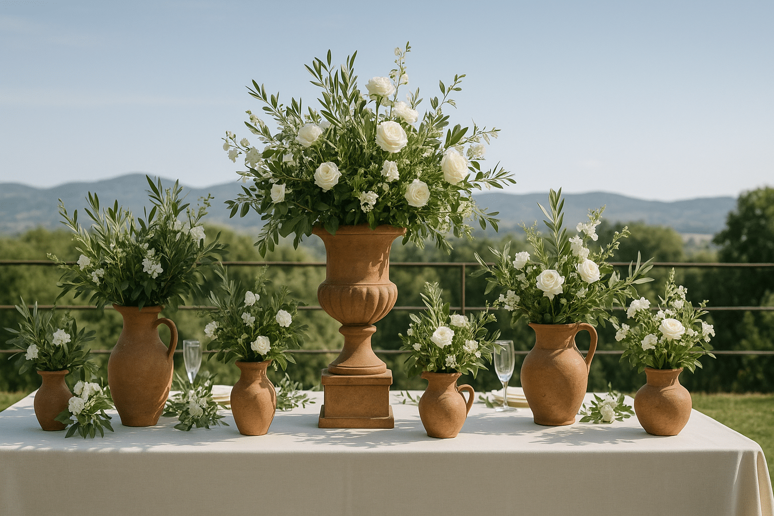 deco mariage terracotta